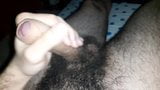 Extremely hairy young guy masturbates before sleep snapshot 10