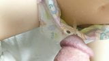 Pissing in my Sex Doll's Soaked Baby Diaper snapshot 13