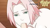 Sakura voulait goûter la bite de Kakashi Sensei (Naruto Hentai) snapshot 8