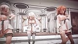 Mmd R-18 Anime Girls Sexy Dancing (klip 3) snapshot 9