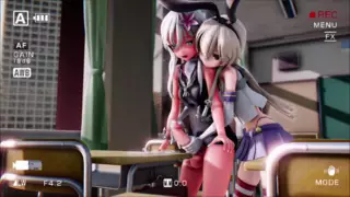 After School with Futanari Ro-chan & Shimakaze Mmd Futa: Shemale ...
