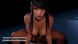 Tekken Kazumi Cosplay Cowgirl Dick Ride ocensurerad hentai AI genererad snapshot 1