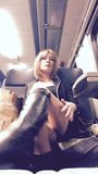 Tamara Upskirt On A Trainride snapshot 7