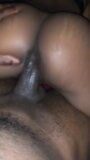 Big Ass black girl ride dick reverse cowgirl snapshot 2