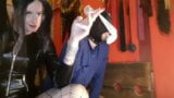 A lot of sperm to humiliate one slave. snapshot 13