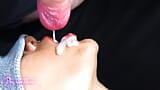 Zeitlupe sperma im mund, zusammenstellung snapshot 1