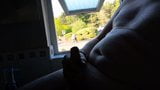 Wanking at the window snapshot 2