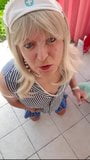 Candice crossdresser francese è la tua nuova infermiera snapshot 5