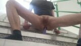 Wildboyyy - Dildo public stairway snapshot 3