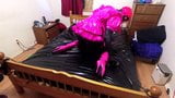 Sissy Maid Spread Eagle Self Bondage snapshot 3