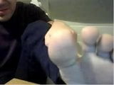 Straight guys feet on webcam #84 snapshot 4