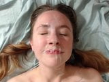 Facial for sweet webcam girl snapshot 9