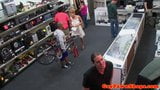 Fooled pawnshop customer being spitroasted snapshot 3