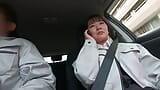 A Quiet Married Woman Who Is Tired of Her Job Is Seduced by Her Boss in the Car While on a Round-the-clock Trip snapshot 3