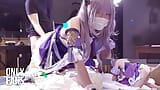 Ladyboy giapponese cosplay hentai viene scopato dopo il festival otaku, genshin impact keqing 6 snapshot 2