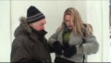 On the snow .. drinking cum is good for you! (Full Movie) snapshot 12