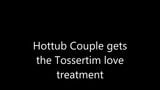 Tossertim nuts off over Hottub couple snapshot 1