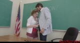 Pretty Blond Teen Britney Light Fucks Her Favorite Black Teacher snapshot 9