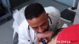 Doctors Damian Taylor and Marco Lorenzo fuck with Amone Bane snapshot 7