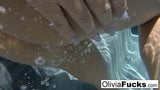 Horny Olivia Austin plays with her pussy underwater snapshot 4