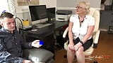 AuntJudysXXX - Busty 66yo GILF Teacher Mrs. Claire Fucks Her Student snapshot 5