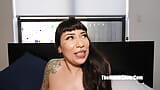 latina mina juicy lip thumb sucking mexican milf fucks first bbc john long snapshot 1