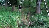 adidas short shorts running jog to naked thro the trees and countryside snapshot 6