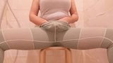 Peeing through my yoga pants after I orgasm snapshot 5