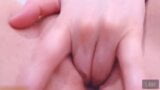 Horny girl close up pussy fingering snapshot 3