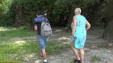 69 years old bbw grannie outdoor banged snapshot 2