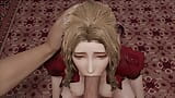 Aerith delicious hot blowjob (gadis cantik rambut pirang nyepong kontol besar, final fantasy bokep hentai 3d) gamearzia) snapshot 1