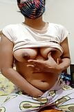 Kolkata Bengali Sushmita Bhabhi shows big tits and masturbates with old boyfriend when hubby is not home snapshot 3