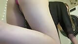 Masturbate upside down and fingering pussy snapshot 12