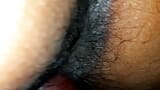 Wow! Black Hairy Wet Pussy and Big Round Ass! Fucking her is just like Dream come True! snapshot 4