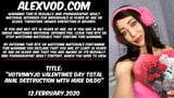 Hotkinkyjo Valentines day total anal destruction with dildo snapshot 1