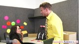 Brunette Kayla West take cock in the office snapshot 1