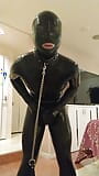 Full Body Rubber Human Sweaty Sauna Masturbation snapshot 15