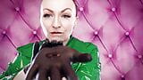 Asmr видео: нитрильные перчатки и масло - фетиш Glaminatrix Arya Grander - отличное расслабление, сексуальное звучание в видео от первого лица snapshot 7