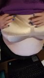 Nice big gold satin bra snapshot 3