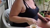 My chubby wife's cleavage snapshot 1