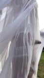 Wedding Bride cumshot lingerie snapshot 6