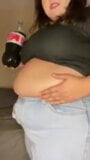 BBW Thicccollegegirl coke & mentos bloat snapshot 5