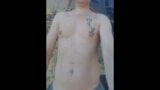 naked construction worker outside at work snapshot 10