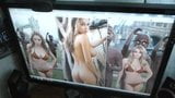 Double cum tribute to Keeley Hazell snapshot 6