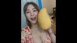 Taiwán sexy celebridad xiong xiong masturbarse desafío snapshot 2
