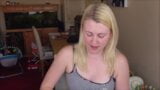 British bimbo milks her big boobs for Youtube snapshot 2