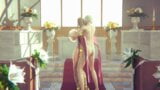 Queen milf met grote borsten heeft seks in de kerk: Tamanna van Kyonyuu Princess Saimin Hentai -parodie snapshot 2