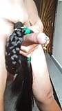 My penny long hair and cock ring Fucking toy is very hard core sex toy the fuck is Hardcore and smoothly tightly Painly homemade snapshot 10