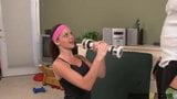 Michelle Peters ręczna robota potwory treningu przyczepy wytrysku snapshot 4