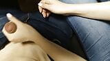 Handjob under the table - student public handjob snapshot 8